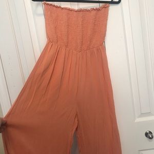 Strapless jumpsuit/ romper